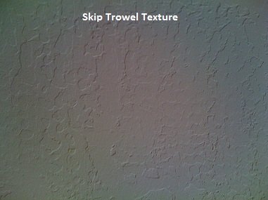 Picture of skip trowel texture